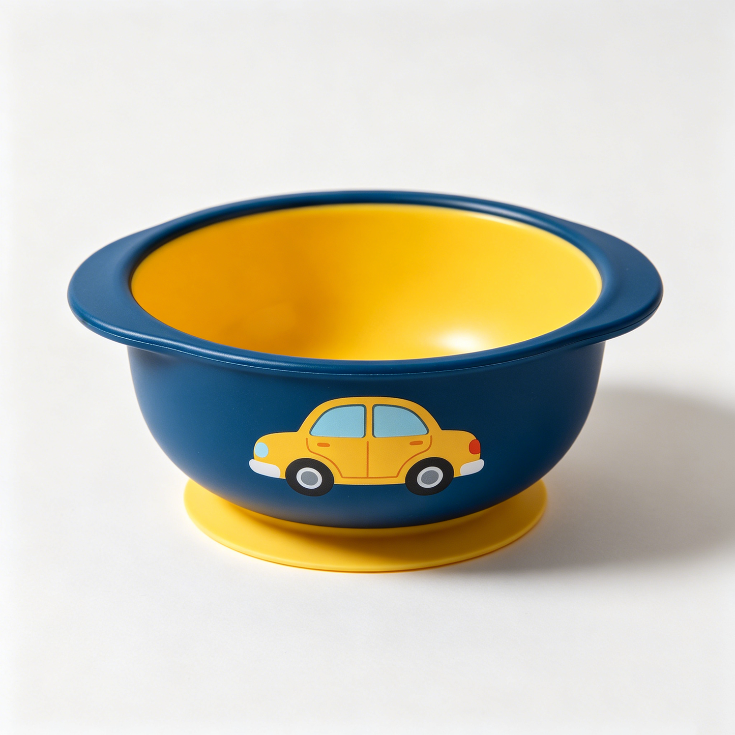 Cartoon Car Suction Toddler Bowl