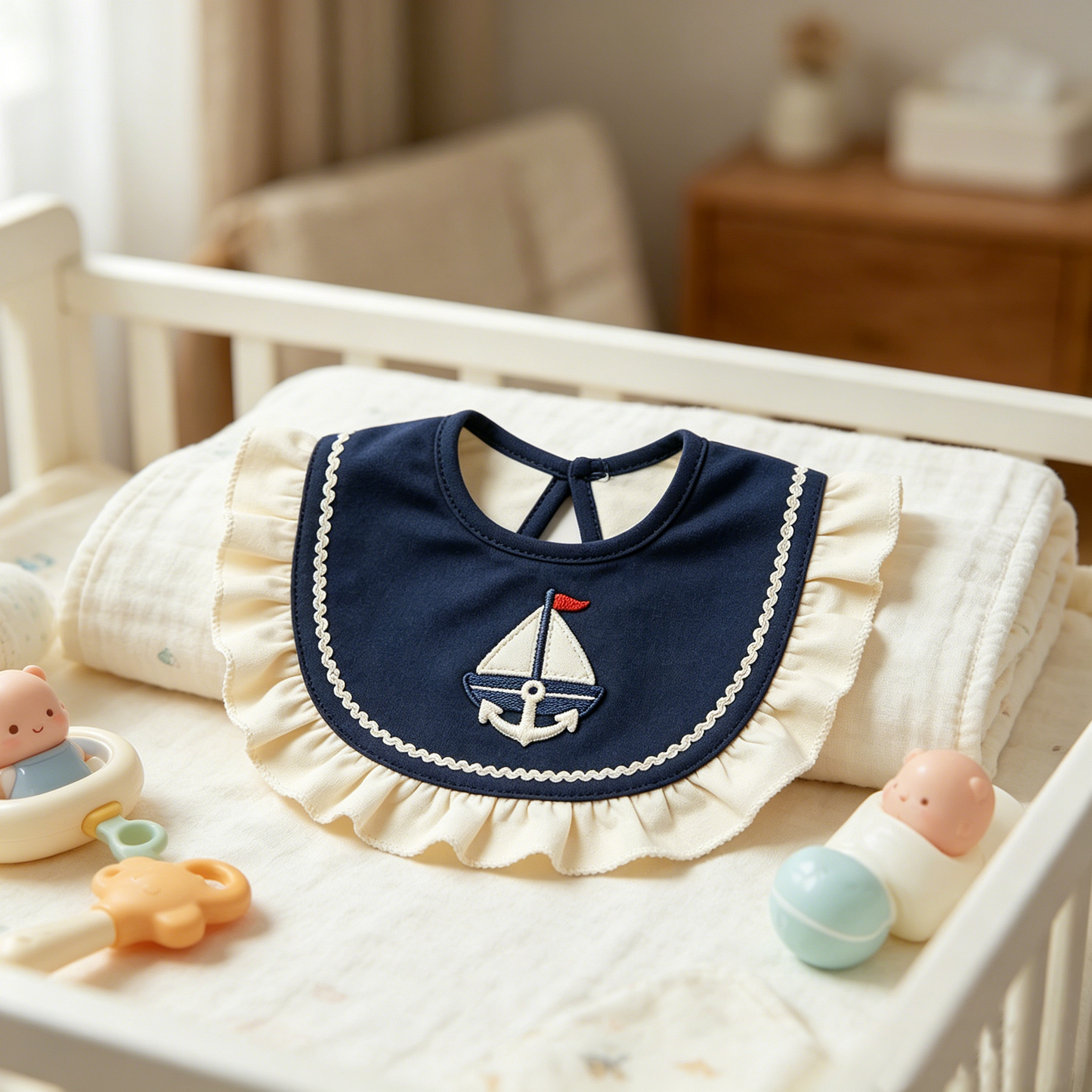 Sailor Boat Bib
