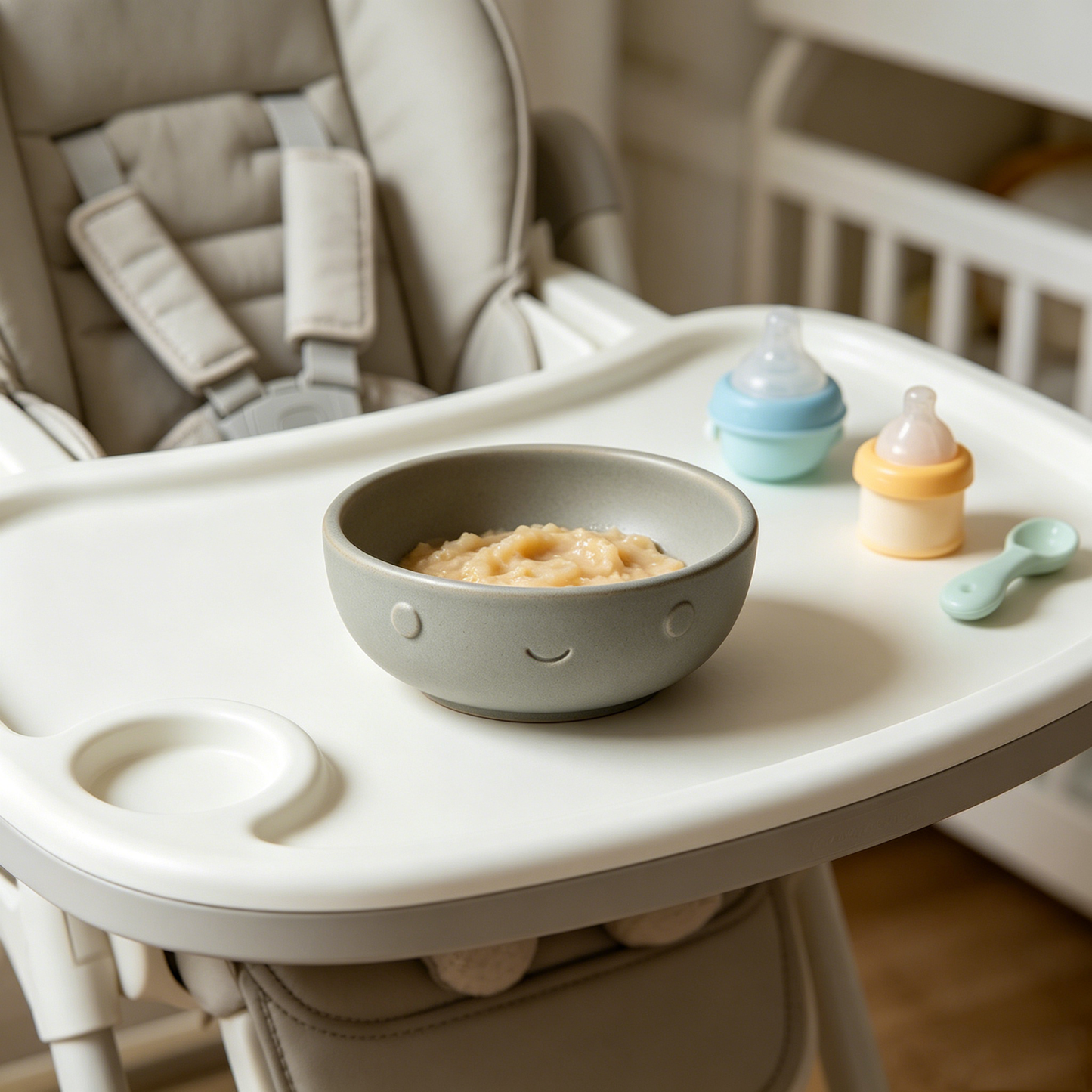 Smiley Face Matte Baby Bowl