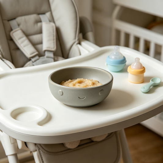 Smiley Face Matte Baby Bowl