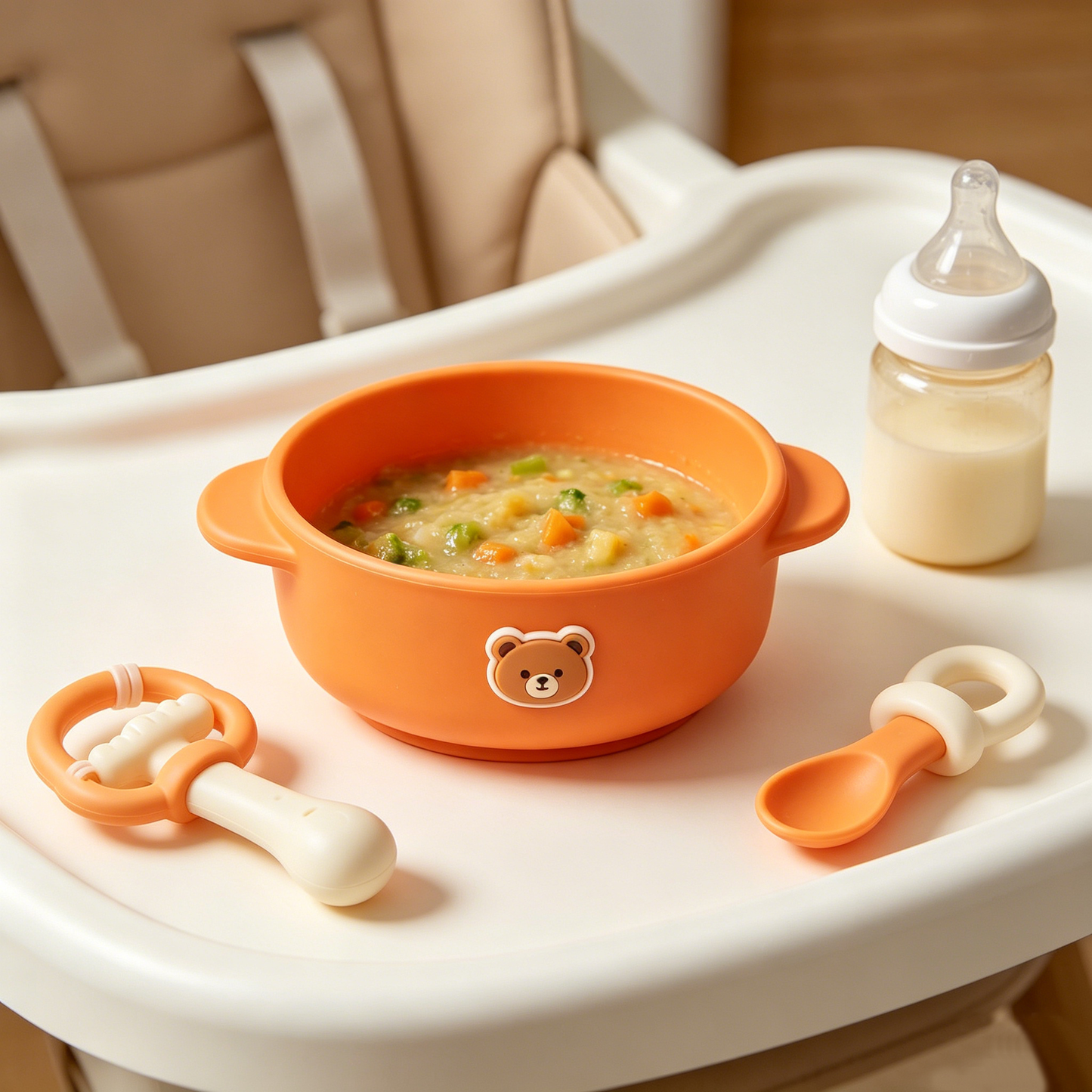 Bear Patch Suction Bowl