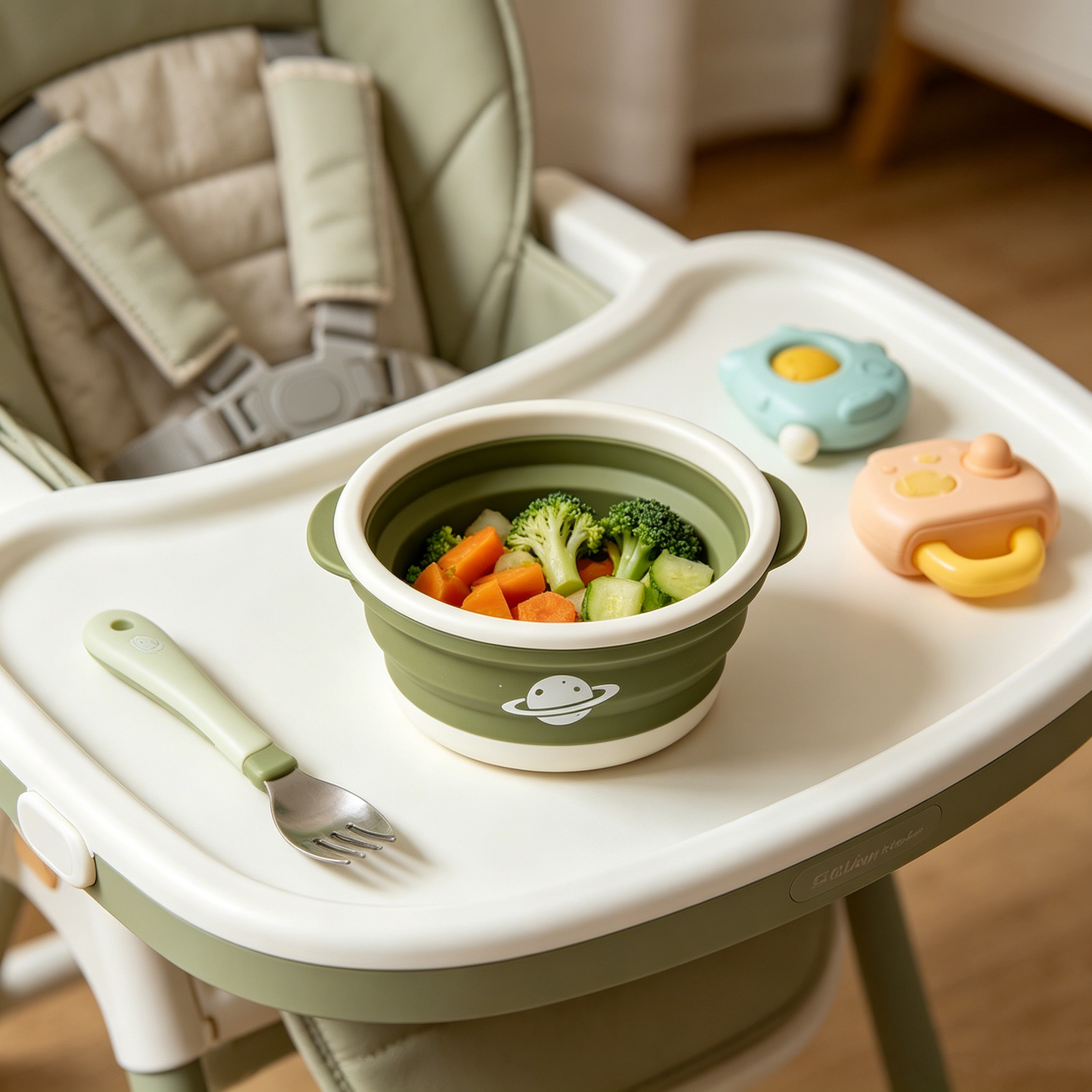 Planet Foldable Silicone Bowl