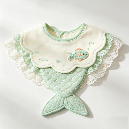 Mermaid Fish Tail Bib