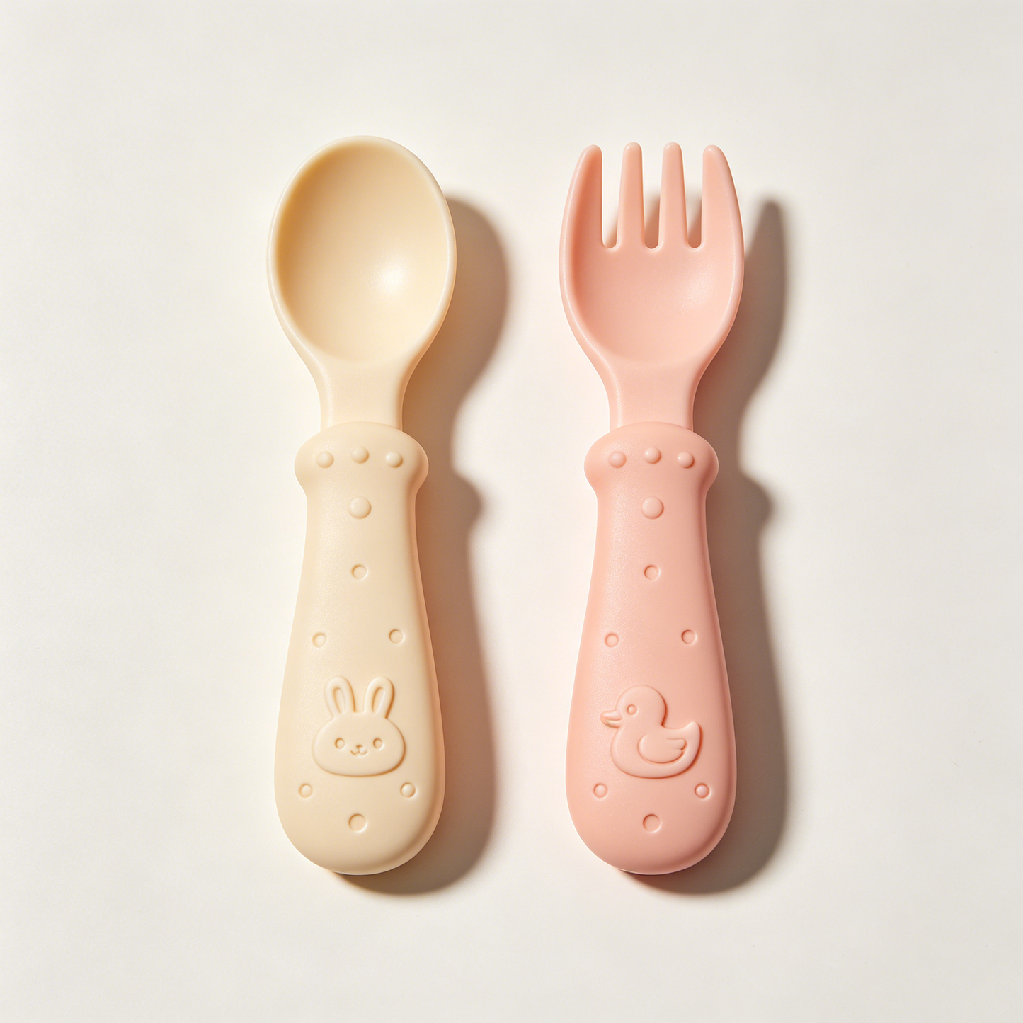 Bunny & Duck Silicone Feeding Set